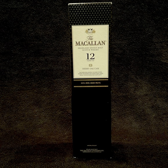 The Macallan Highland Single Malt Scotch Whisky 12 Year Old Sherry Oak Cask BOX - Picture 3 of 6